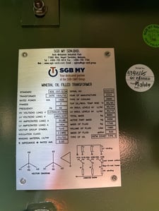 1500 KVA 13750GY/7940 Primary, 480Y/277 Secondary, 3 phase, Padmount Transformer New