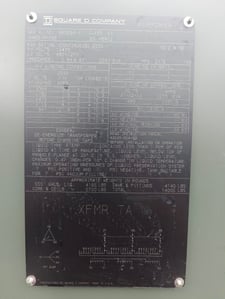 2500 KVA 12470 Delta Primary, 480Y/277 Secondary, 3 phase, Padmount Transformer