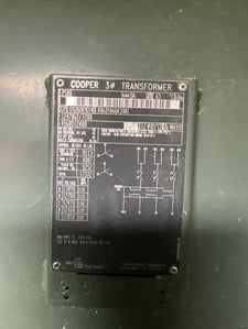 2500 KVA 12470GY/7200 Primary, 4160Y/2400 Secondary, 3 phase, Padmount Transformer