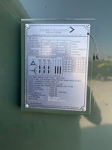 2500 KVA 13800 Delta Primary, 415Y/240 Secondary, 3 phase, Padmount Transformer (2 available)