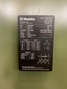 2500 KVA 34500Y/19920 Primary, 456 Delta Secondary, 3 phase, Padmount Transformer
