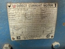 250 HP 650/2000 RPM US Electric, Frame 5010ATZ, DPBV, 500 VA
