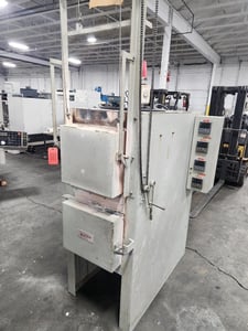 12" width x 12" H x 24" D Lucifer #HL82-K24, dual chamber heat treat/draw furnace, 2300&deg;F, Honeywell Control
