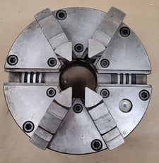 8" Buck #4862, adjust-tru 6-jaw chuck, D1-6 back mount