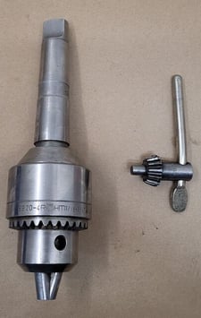 Rohiti #BB20-4, drill chuck w/ Jacobs arbor AO404
