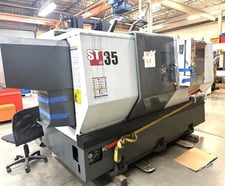 Haas #ST-35, 2-Axis CNC Lathe, 9.4" X, 32.5" Z, 31.7" swing, 21" turning diameter, 26" machining length, 15"