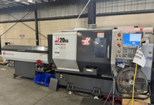 Haas #ST-20SS, 3-Axis CNC Lathe, 31.7" swing, 10" turning diameter, 21" machining length, 8" chuck, 2" bar