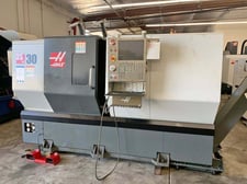 Haas #DS-30, 2-Axis CNC Lathe, 31.7" swing, 21" turning diameter, 26" machining length, 8" chuck, 2" bar, 30