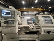 Milltronics #ML-16/40, 2-Axis CNC Lathe, 16" swing, 48" machining length, 8" chuck, 2.04" bore, A2-5, 18 HP