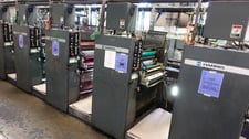 Heidelberg Harris #M110-series, commercial web offset presses, short-grain 8-page, 4 models