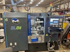 Milltronics #SL8-II, CNC Lathe, 8" X, 21" Z, 21.7" swing, 14" max. turning diameter, 21" max. turning length