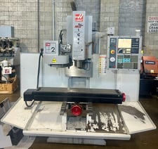 Haas #TM-2, CNC vertical machining center, 40" X, 16" Y, 16" Z, 57.75"x10.5"table, Cat 40, 6000 RPM, 10