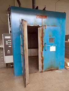 72" width x 84" H x 144" L Wisconsin, 650°F, electric walk in oven