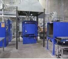 21" width x 18" H x 28" L Harper, 2912°F, atmosphere electric box furnace