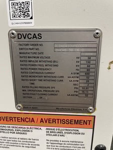 Schneider DVCAS Switchgear