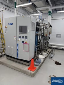 BWT #Compakline-815-PW-HWS, Soft water generation, skid, 80 GPH gen, 45 GPM distrib, 460 V., 2021