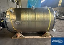 3000 Liter DeDietrich #CTD-3000, Glass Lined Reactor, 50" diameter x 79" straight side, 316 Stainless Steel