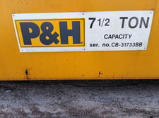 7.5 Ton, P & H, 80' Span, Top Running Double Girder, 460 Volt, Call or Email for Info
