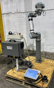 Universal Robots, UR-10 Llong reach cobot, touch screen controls, low hours, 2018