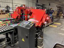 16" x 16" Amada #HFA-400W, programmable automatic band saw, 180" x 1-1/2" x .05" blade, 2020