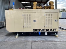 50 KW Generac #SG0050, Natural gas generator set, 120/240 Volts, 3-phase, 1800 RPM, GM 5.7L engine, weather