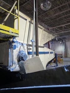 Vecoplan #VAZ1300M-FF, single shaft shredder, 62" x 80" feed opening, 150 HP, 2013
