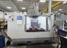 Haas #VF-5B/40, CNC vertical machining center, BT-40 taper, chip auger, side mount tool changer, high speed
