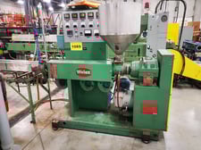 2" Welex #200-24-1, single screw extruder