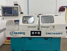 Clausing #CNC1440PT, CNC Lathe, 14" swing, 40" between centers, 6.7" swing over cross slide, 1.5" bore, D1-4
