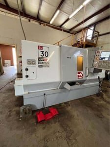 Haas #SL-30, CNC Lathe, 30" swing, 17" turning diameter, 39" machining length, 10" chuck, 3" bar, 30 HP, tool