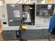 Hyundai Wia #Kit450, CNC Lathe, 20.8" swing, 12.79" turning diameter, 12.79" machining length, 6" chuck, 1.7"