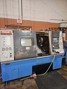 Mazak #Quick-Turn-250-HP, 2-Axis CNC Lathe, 20" swing, 10.3" turning diameter, 25" machining length, 10"