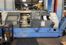 Mazak #Quick-Turn-40, 2-Axis CNC Lathe, 20" swing, 15.75" turning diameter, 40.31" machining length, 12"