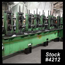 10 Stand, Yoder #M3-1/2, Rollformer, 10 passes, 3.5" spindle diameter, 19" roll space, 24" horizontal