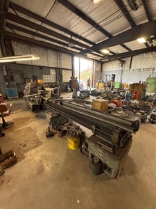 Mazak #Mark-II, Lathe, 12' bed, 24" chuck, 230 V., 3ph