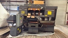 20" x 20" HEM #H130HA-DC, CNC Auto Horiz Band Saws, 72" stroke feed, 10 HP, 19' x 1.5" x 0.05" blade, 2012