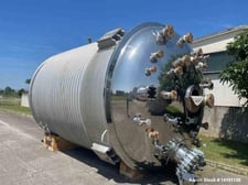 13200 gallon Borghi Srl, Reactor, 304L Stainless Steel, 11.2' diameter x 19.7' height, 87 psi internal, 174