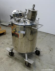66 gallon Lee #250-LDBT, pressure mix tank, 316L Stainless Steel, 26" diameter x 25" straight side, dish head