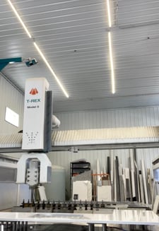 Image for 20" Poseidon #TREX-S, Dual Table CNC, 160" x 120" table, Jib Crane, 20" blade capacity, Water Filtration System, 22 cfm, 125 psi, 400 V., 2022