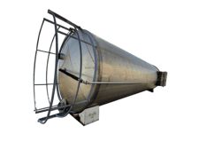 25000 gallon, Mueller 25k single shell stainless silo