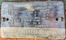 300 HP 1190 RPM General Electric, Frame 5011L, TEFC, Ball, 1.15 service factor, 2300 Volts