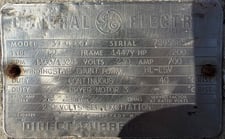 200 HP 1150/1325 RPM General Electric, Frame 1447Y, Ball, Stab Shunt, 230 VA, 230 V sep excitation