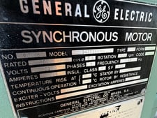 1000 HP 900 RPM General Electric, 9472382101, 2300 Volts, 125 Exc. Volts, Slv, Offered electrically OK or