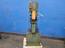 4" x 4" x 3/8" Peddinghaus #Peddiworker-880, Ironworker, 1-1/8" round bar, 3/4" square bar, 2" x 3/8" flat