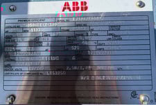 500 HP 1193 RPM ABB, Frame H5012, TEFC, Ball, 460 Volts, New Surplus