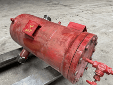 20 Gallons, Vilter Super Separator, Vertical Ammonia Oil Tank, 12" diameter x 24" length, 350 psi @ 400°F