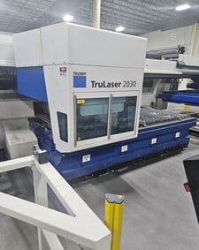 Trumpf #Trulaser-2030, laser, 121" x 62" x 4.5" travel, Siemens Sinumerik 840D Control, 5' x 10' capacity