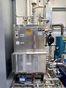 Sussman #SSB138, Electric Steam Boiler, Stainless Steel, 138 kW, 480V 3-Phase, ASME, w/Shipco Pumps