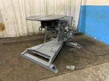 1000 lb. Ransome #SW10A, welding positioner, 36" table diameter, 360° manual tilt table, 1/2 HP, 1977