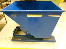 Vestil #D-50-LD, 1/2 yard self dumping hopper, 2000 lb. capacity